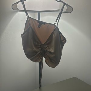 Forever 21 Tan Crop Top